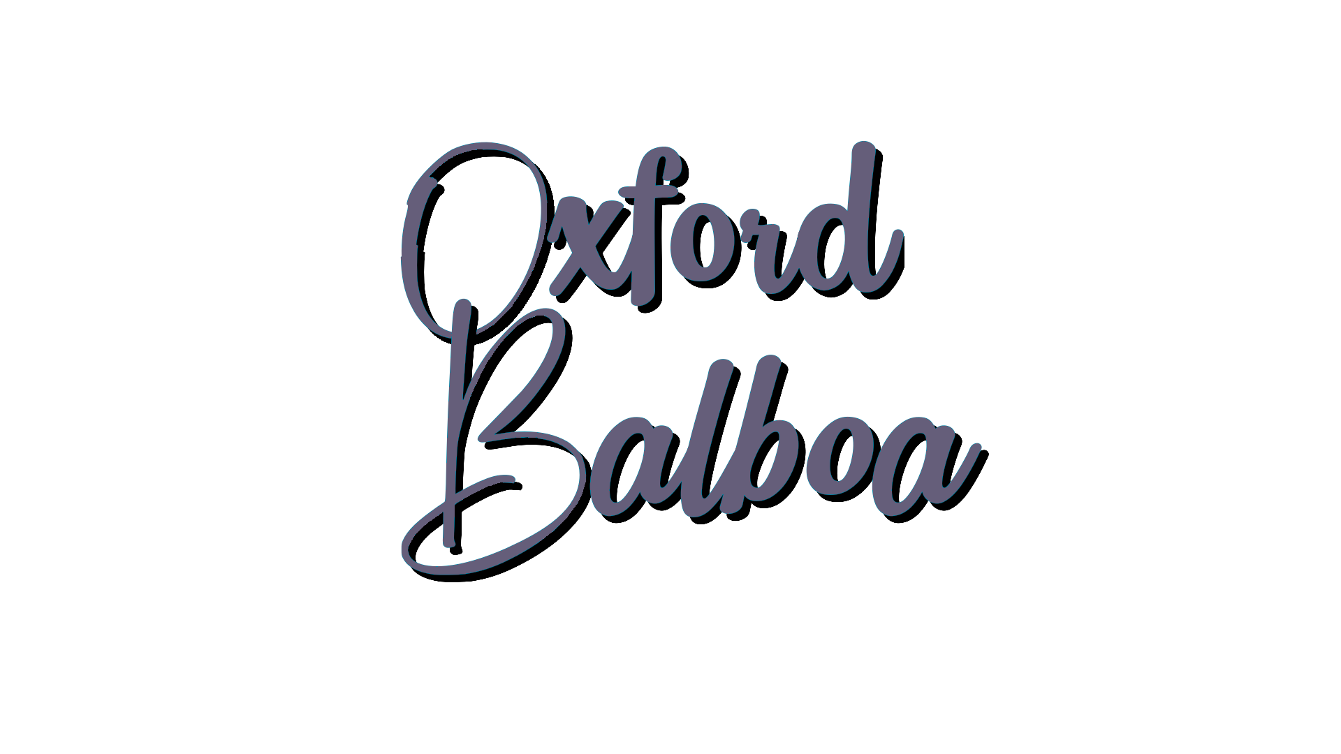 Oxford Balboa